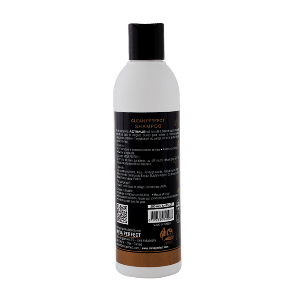 CLEAN PERFECT® SHAMPOO ACTIMUE – Shampoing Activateur de Mue pour Chiens et Chats – Image 2