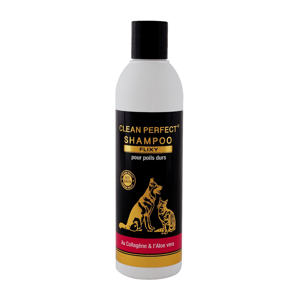 CLEAN PERFECT® SHAMPOO FLIXY – Shampoing Premium pour Chiens à Poils Durs et Courts