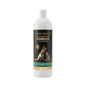 CLEAN PERFECT® SHAMPOO NETTLE POWER – Shampooing Purifiant à l’Ortie pour Chiens au Poil Gras